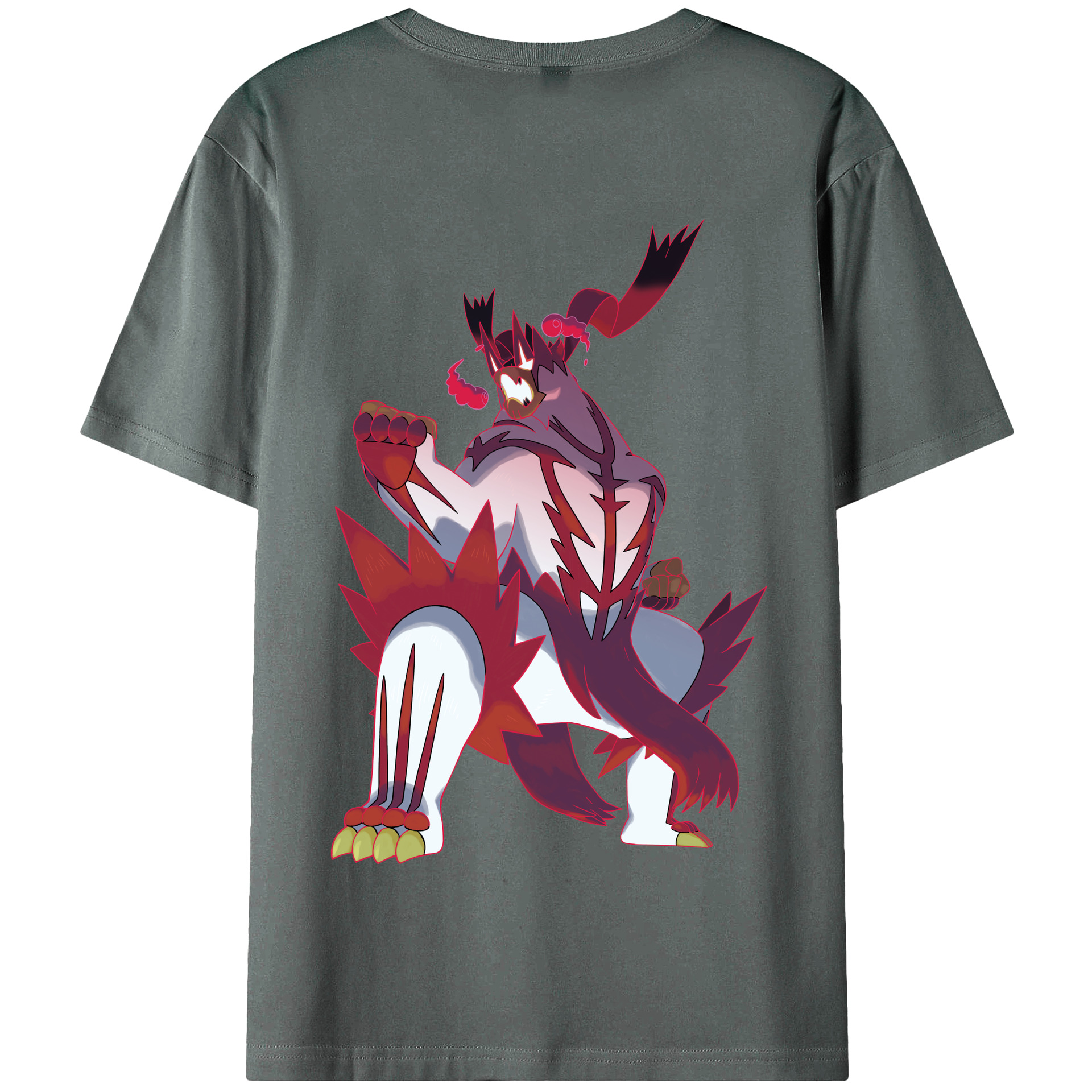 （画像用） ポケットモンスター Pokémon 綿100％半袖Tシャツ（背面プリント）